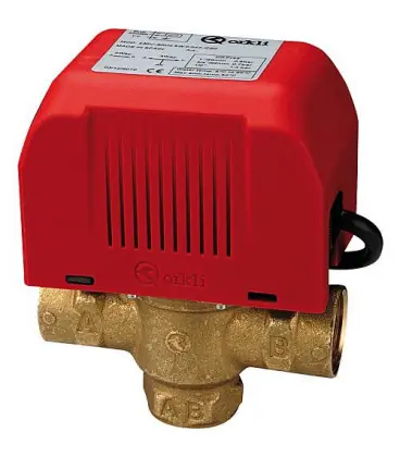 Soupape de zone 3 voies 1/2" fem.fem complet avec moteur 230V