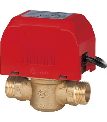 Soupape de zone 2 voies 1" male.male complet avec moteur 230V