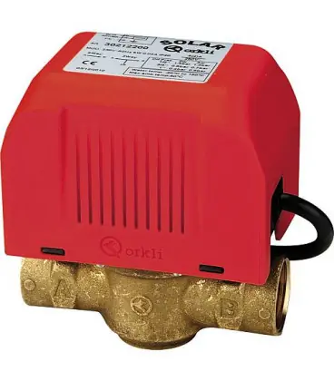 Soupape de zone - 2 voies 1/2"fem.fem avec interrupteur fin de course, moteur 230V