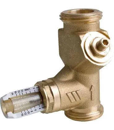 Vanne de régulation de débit WattFlow BP SRV filetage male DN20 1", 4-36 L