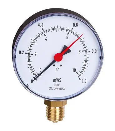 hygrometre Hy100 1/2" radial 0-1 bar