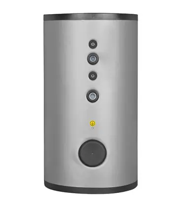 Reservoir d‘eau sanitaire SFI 500 inox, avec un echangeur de chaleur, 500 litres