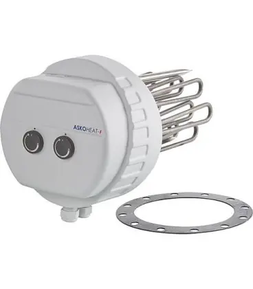Rechauffeur a bride 16.0/8.0 Kw 3x400 V AC, Drm 240 mm longueur 440 mm