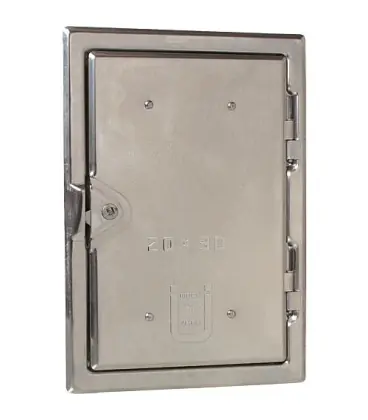 Portes de cheminée en acier inox V2A 25 x 30 cm
