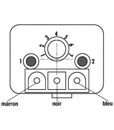 Satronic IRD1010 fioul bleu a gauche