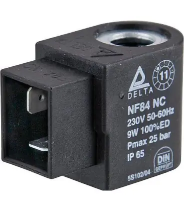 Bobine d‘electrovanne MV pour pompe Delta VU 1/2, BVU 1/2 A 1/2, type NF84