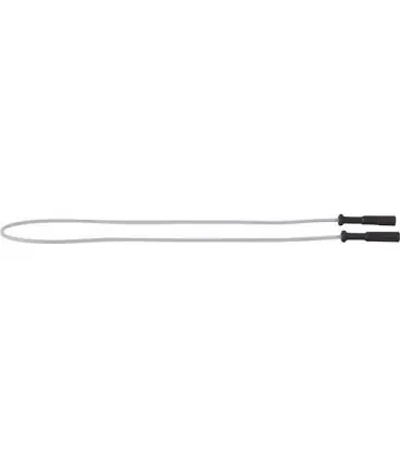 Cable d‘allumage pour transfo d‘allumage, 2 cotés branchement 4mm, longueur 500 mm