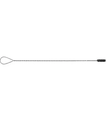 Brosse de chaudiere de chauffage forme trapeze. Avec oeillet 100x52mm, fil d‘acier pour chaudiere acier Buderus