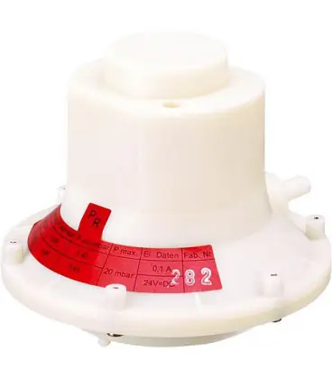 Interrupteur de pression differentiel pour ZR/ZWR -2+3+5 Ju.Nr. 8 717 406 041