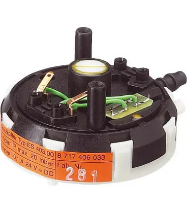 Interrupteur de pression differentiel pour ZSR 8-11/3AE Ju.Nr. 8 717 406 049