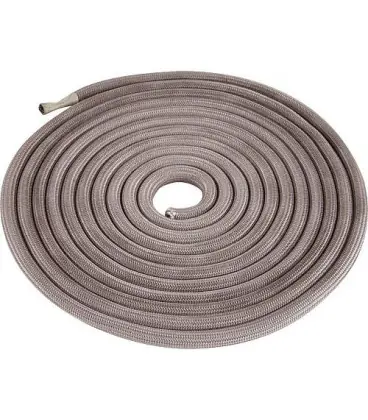 Joint corde creuse diam. 9,5 mm, gris 3 m