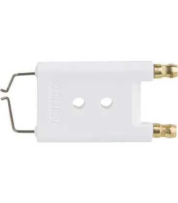 Electrode d‘allumage double pour Viessmann Unit, 7810142 jaune jusqu‘en 92