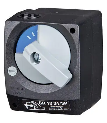 servomoteur SR10-24/3P, 24V 3 point de reglage 10NM, 140sec/90° avec montage