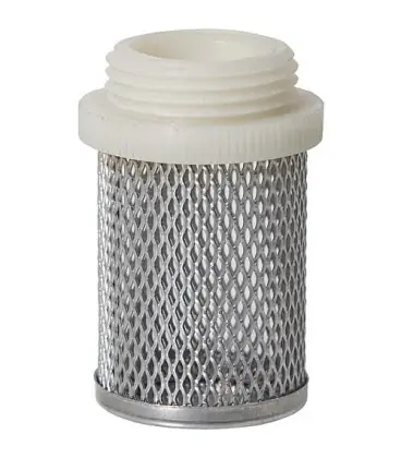 Corbeille d‘aspiration pour soupape de retenue 1/2" filetage en plastique