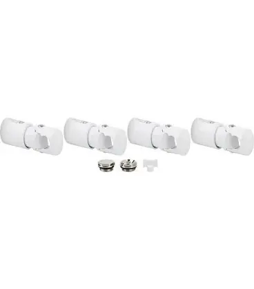 Kit de support pour seche serviette Orvieto, blanc