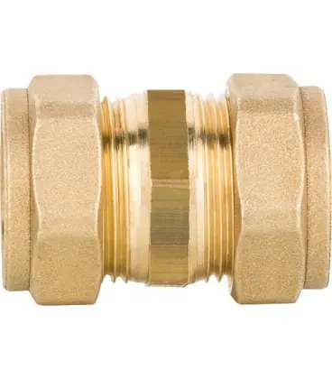 Bague de serrage a vis en laiton vis droite pour 1 collecteur raccord compression 18x18