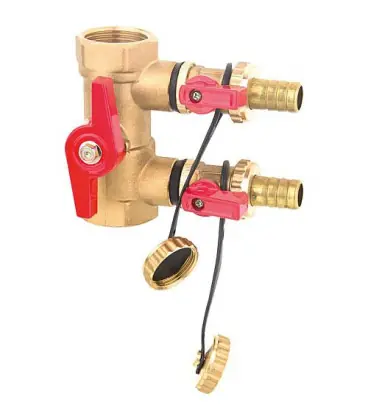 Unité de rinçage et remplissage DN 20 3/4‘‘ femelle 2xvannesKFE 1/2""