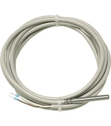 JUMO Capteur de temperature PT 100 Plage de mesure -50...180°C Longueur 2500 mm Silicone