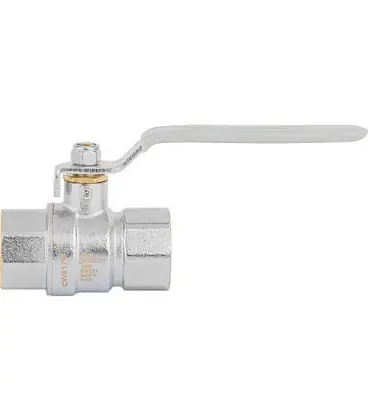Robinet à boisseau sphérique gaz et eau, DN50 (2") femxfem avec levier en acier