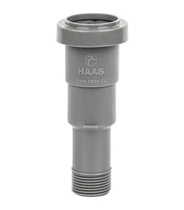 Adaptateur multi male DN25 (1") avec manchon DN40, extrémité à emboîtage, DN40/32 PP gris