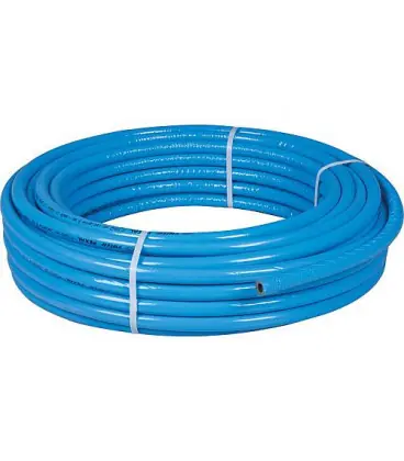 Tube multicouche PEXAL 20x2mm, rouleau de 50 m 10 mm d‘isolation bleu