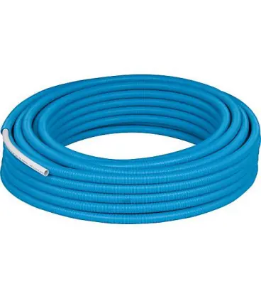 Tube multicouche PEXAL 16x2 mm, rouleau de 50m dans tube de protection bleu