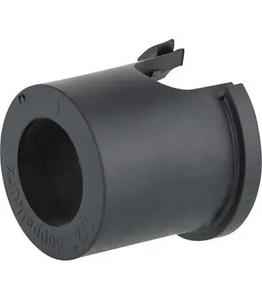 Raccord a sertir p. multicouches Kit d‘isolation acoust p.coude mural court 52 mm plastique special noir