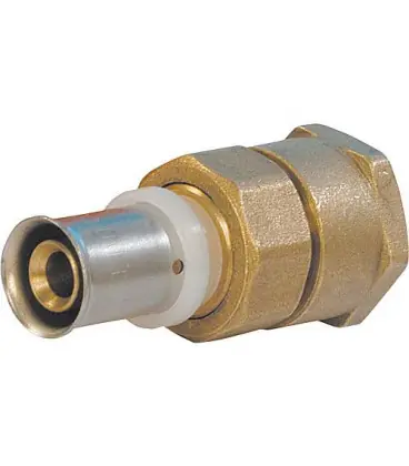 Raccord a sertir p. multi TH Raccord a sertir avec filet fem. joint conique, 32x3 - 1‘‘