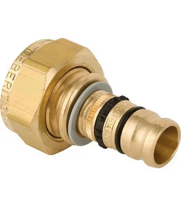 Transition Mepla *BG* avec ecrou-chapeau Rg d26-G 1, contour G