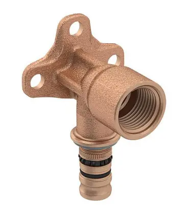 Raccord 90° Mepla Rg D20-Rp 1/2 long 52 mm, contour G