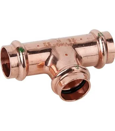 Profipress pièce en T modele 2418 contour V d1-54 d2-54 d3-54