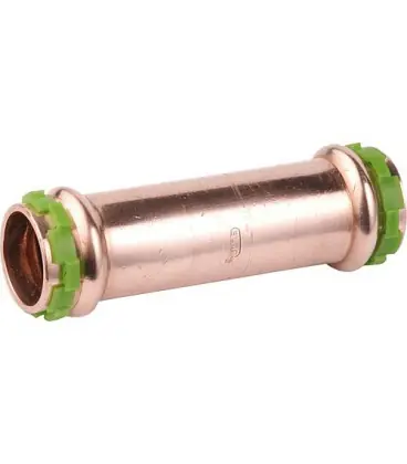 Raccord a sertir en cuivre Contour V, manchon coulissant P 5275 G diam. 15 mm fem/fem