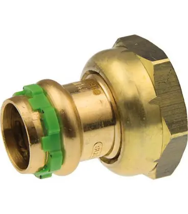 Rac. a sertir cuivre contour V demi raccord avec douille a sertir 12mm x 1/2",VC5359 **BG**