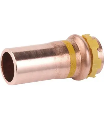 Raccord a sertir en cuivre gaz Reduction 35x22 PG 5243 Gaz contour V