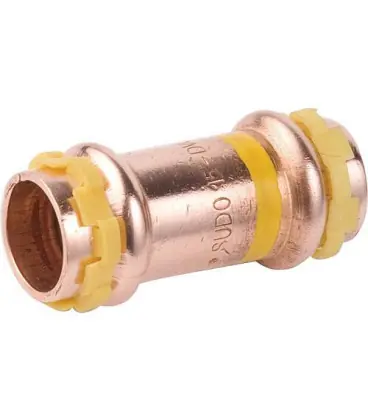 Raccord a sertir en cuivre gaz Manchon diam. 28 mm, PG 5270 gaz contour V