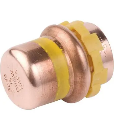 Raccord a sertir en cuivre gaz Capuchon diam. 22 mm, PG 5301 gaz contour V
