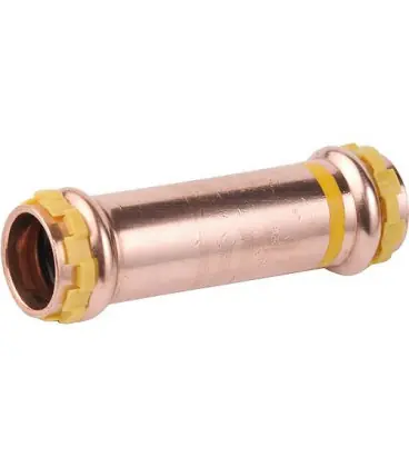 Raccord a sertir en cuivre gaz Manchon coulissant diam. 15 mm PG 5275 Gaz contour V