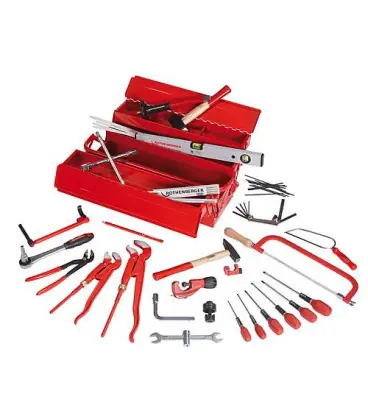 Caisse a outils en tole d‘acier - 50 pces