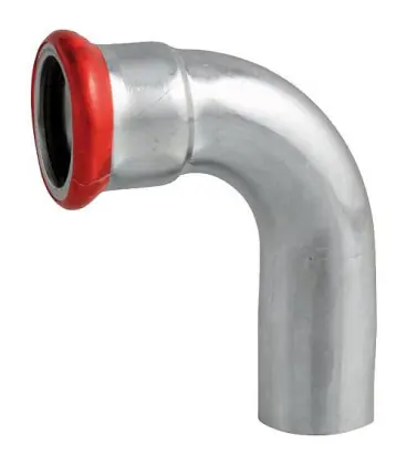 raccord a sertir en acier C coude 90° femelle/male DN 88,9 mm, Contour M