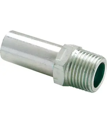 Raccord moule en acier C manchon de reduction avec filet male 18-R1/2