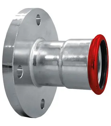 Raccord a sertir acier C Contour M bride de transition PN6 54 mm