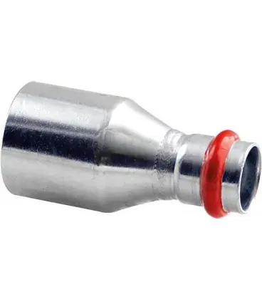 Acier C Contour V raccord A sertir Reduction 22 X 18 mm