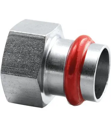 Acier C Contour V Raccord A sertir Clarinette femelle 22 mm X DN 20 (3/4")