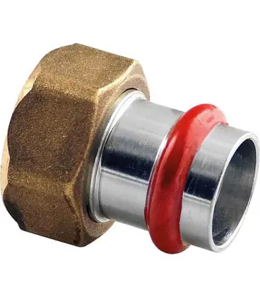 Acier C Contour V Raccord A sertir *BG* Mi raccord 42 mm X 1 3/4"
