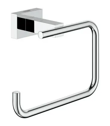 Porte papier WX, Grohe Cube essentiel, chrome sans couvercle