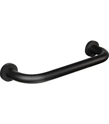 Poignee de baignoire Eldrid nero L 343mm, laiton, noir fixation incluse