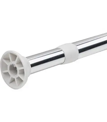 Tringle ressort ESOM 25 mm 750-1250mm, ajustable jusqu‘a 200mm, chrome