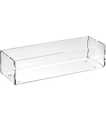Boite de rangement en plexiglas transparent 240x50x80mm