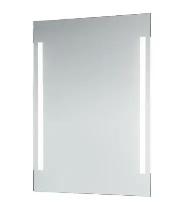 miroir avec eclairage sans commutateur, satiné lxHxP 600x800x30, 11,5W