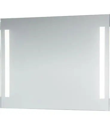 Miroir Earline avec eclairage satiné, 11,5W sans interrupt. 1200x800x30mm